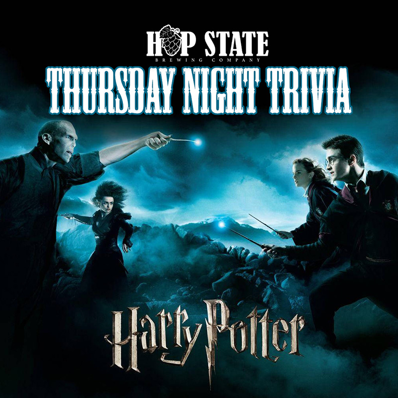 Harry Potter Trivia Night at Hop State Brewing
