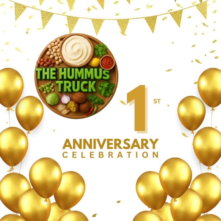 Hummus Truck 1 Year Anniversary Party.
