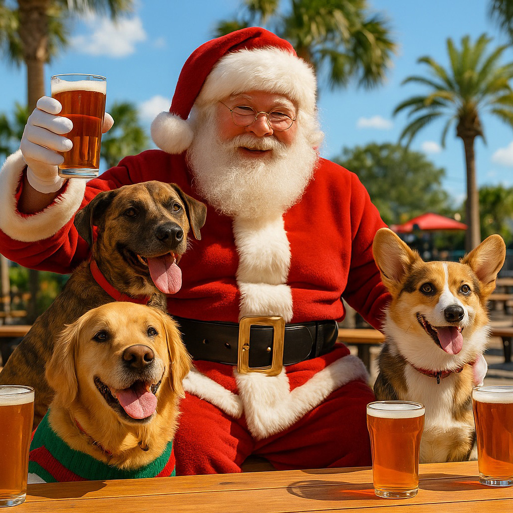 Santa Paws & Pints at Hop State Brewing - Saturday Dec. 20th from 1pm to 5pm
