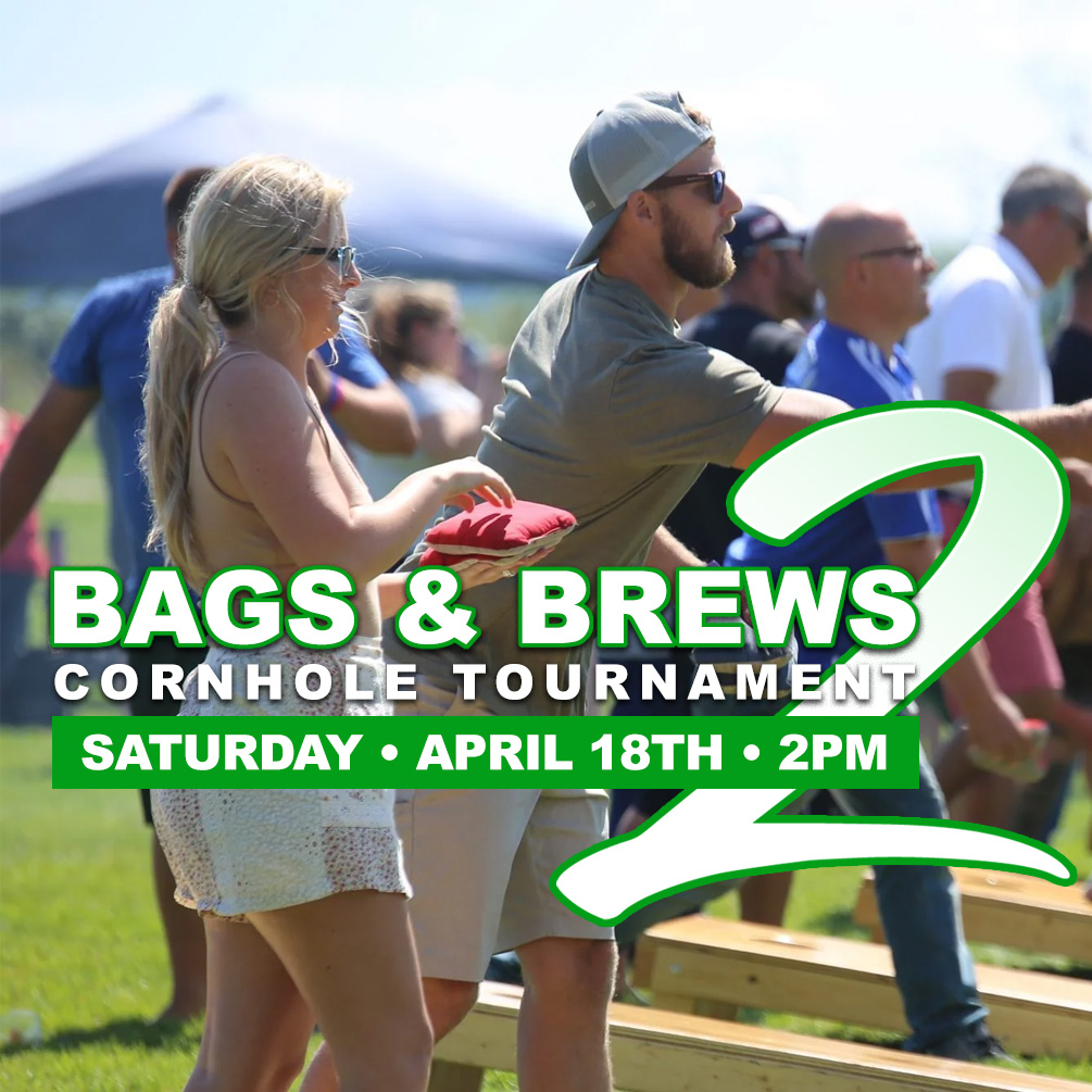 Bags & Brews 2 at Hop State Brewing April 18th, 2026