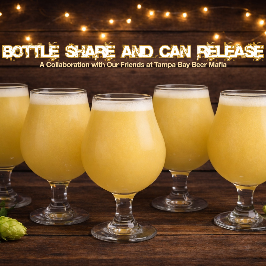 Hop State Brewing & Tampa Bay Beer Mafia Bottle Share & Hazy IPA Release