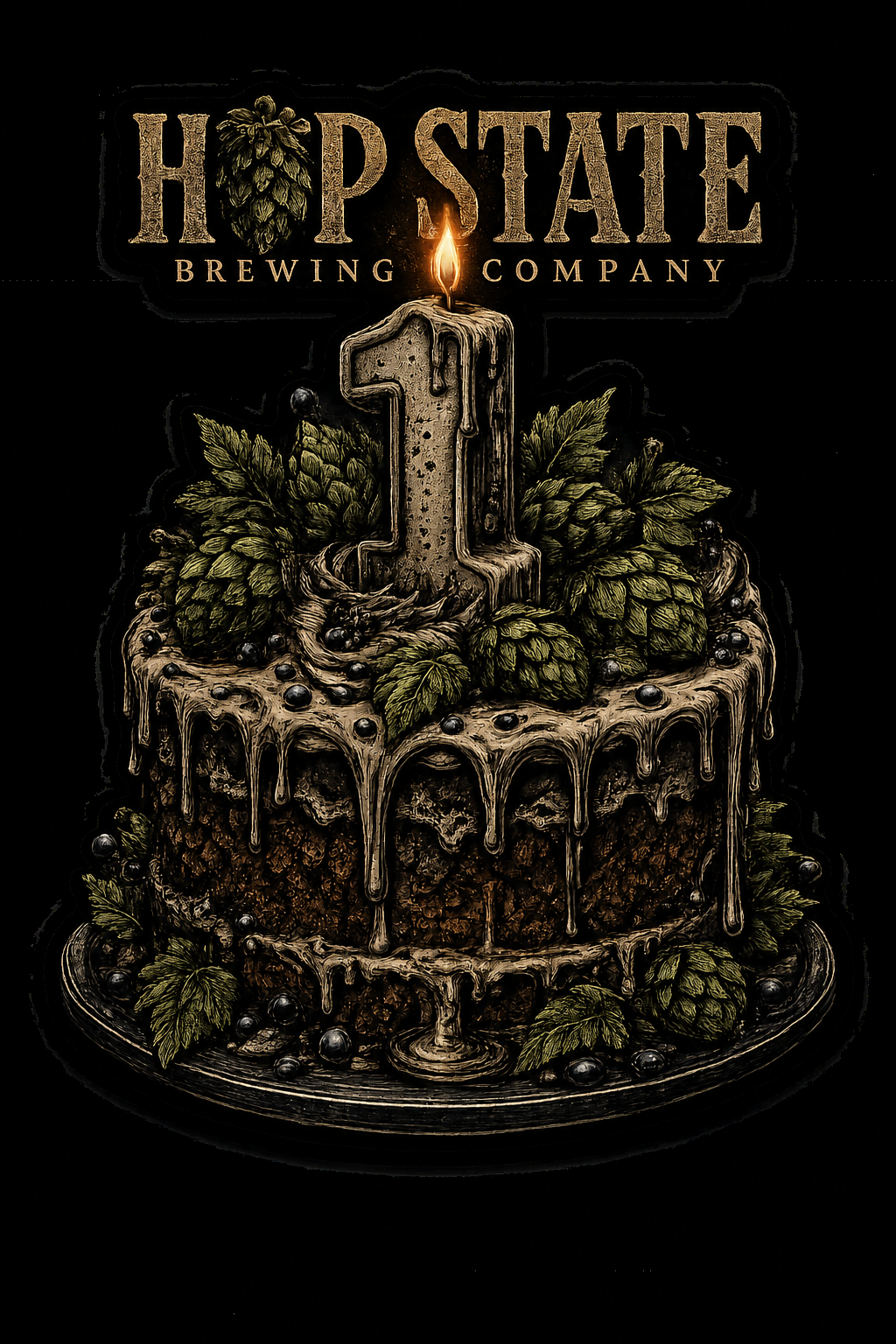 Hop State Brewing 1 Year Anniversary Party. June 27th 2026