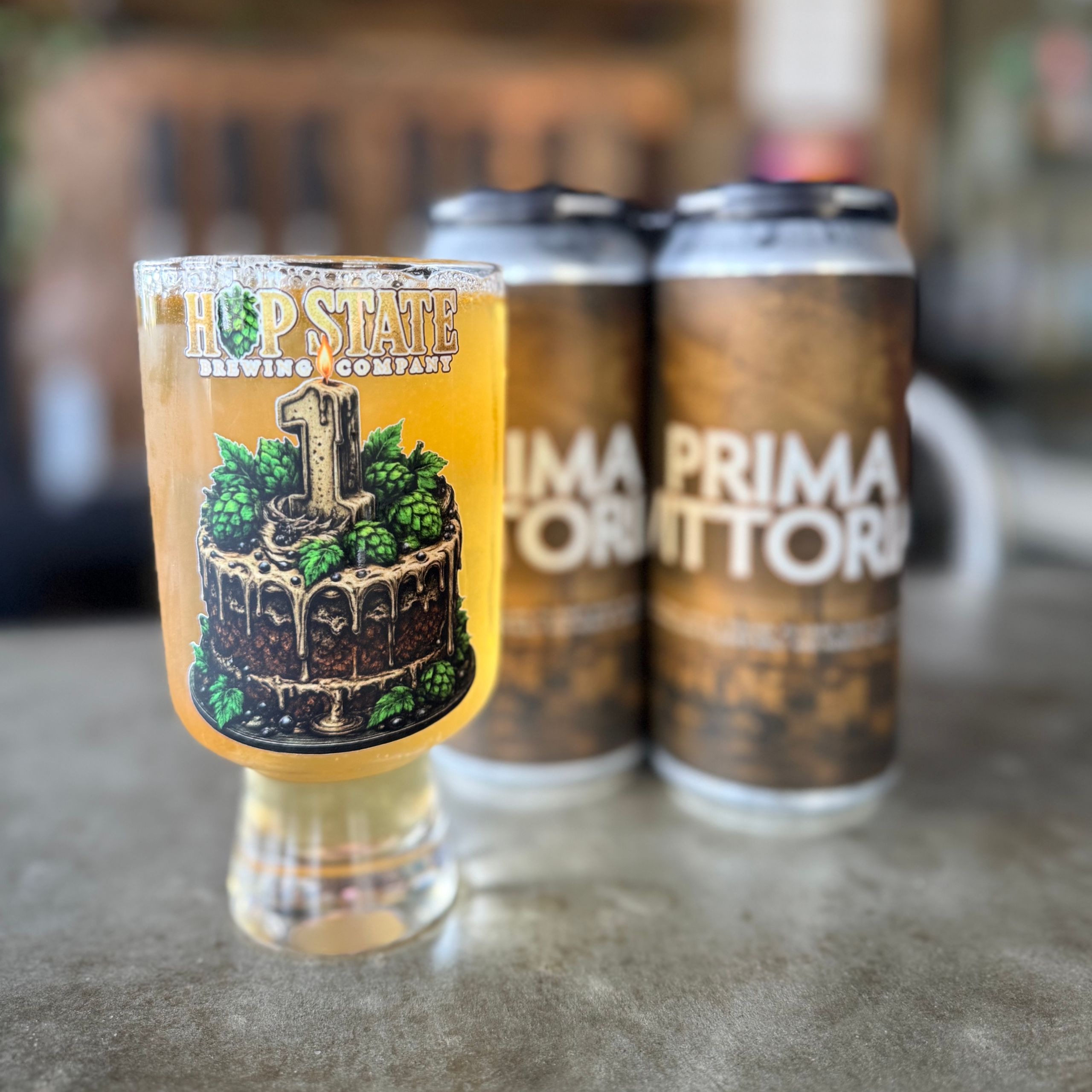 Custom imprinted Anniversary Glass - 12oz