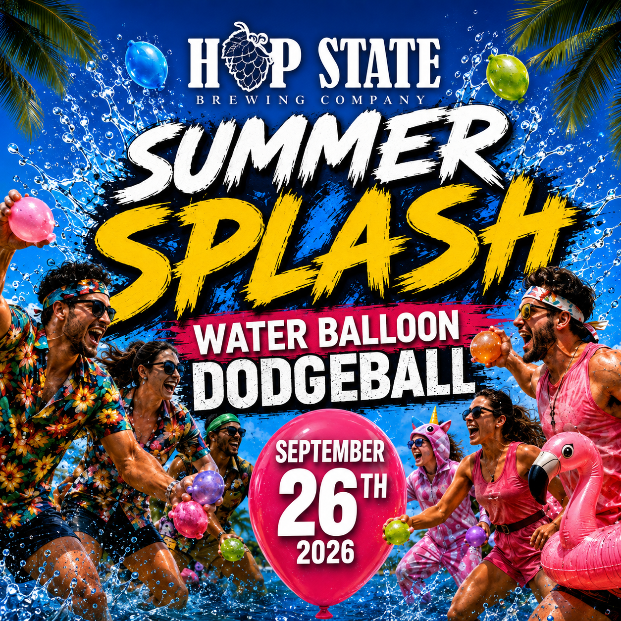 Summer Splash Water Ballon Dodgeball Tournament September 26th