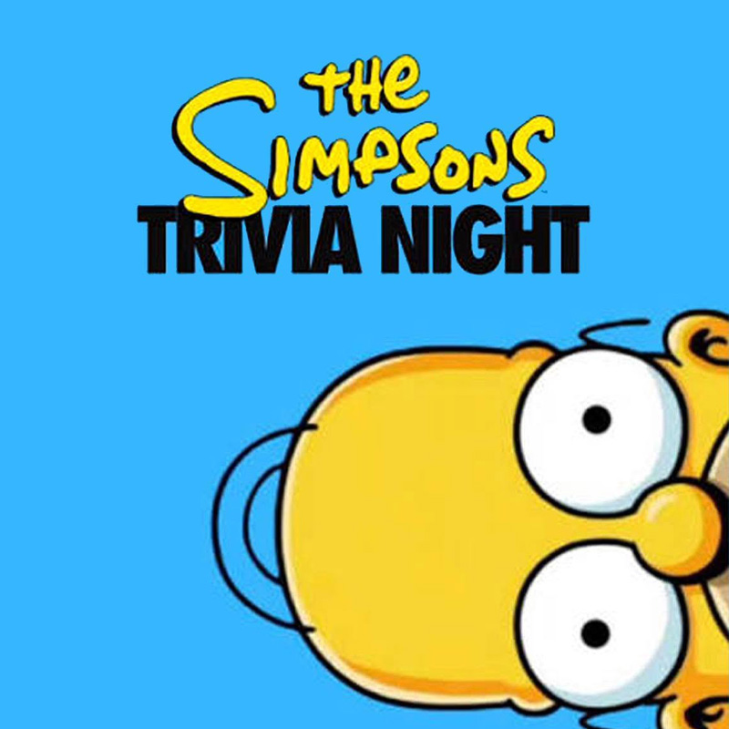 Simpson's Trivia Night at Hop State Brewing September 15